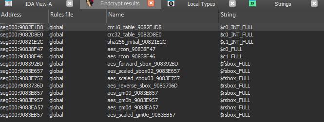 windows results